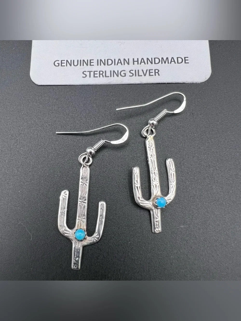 Native American Cactus Earrings